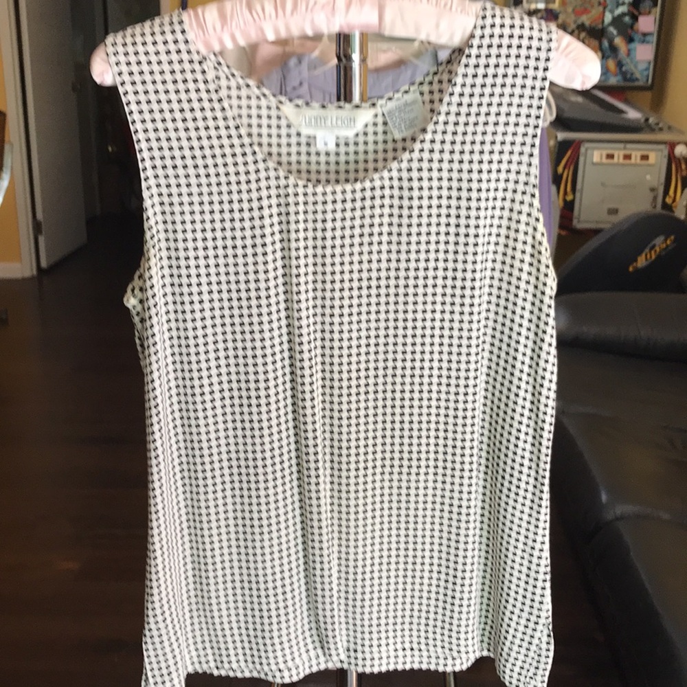 Rayon Houndstooth cami  S